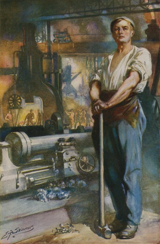 De sterke man van het machine tijdperk door Edward Frederick Skinner