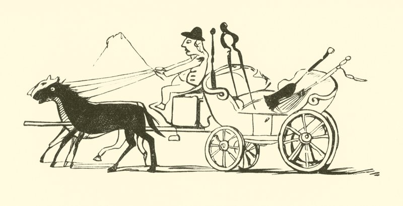 De bezem, de schop, de pook en de tang door Edward Lear