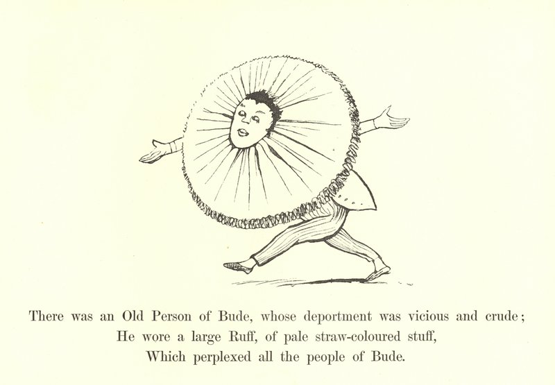 Er was een Oude Persoon uit Bude, wiens gedrag slecht en ruw was door Edward Lear