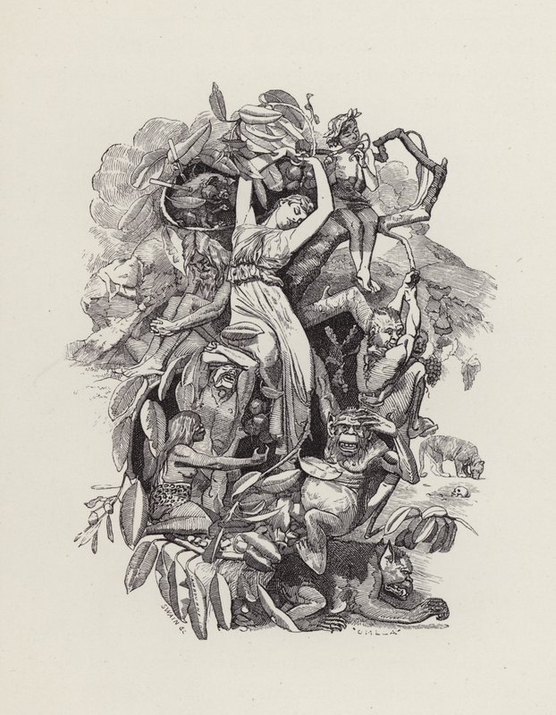 Illustratie voor The Water-Babies door Charles Kingsley door Edward Linley (after) Sambourne