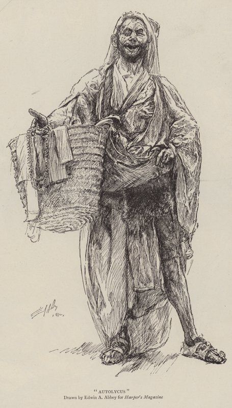 Autolycus door Edwin Austin Abbey