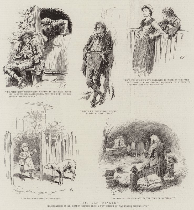 Rip Van Winkle door Edwin Buckman