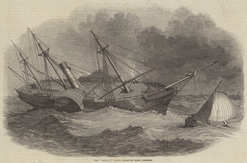 De Acadia, Noord-Amerikaanse poststomer door Edwin Weedon
