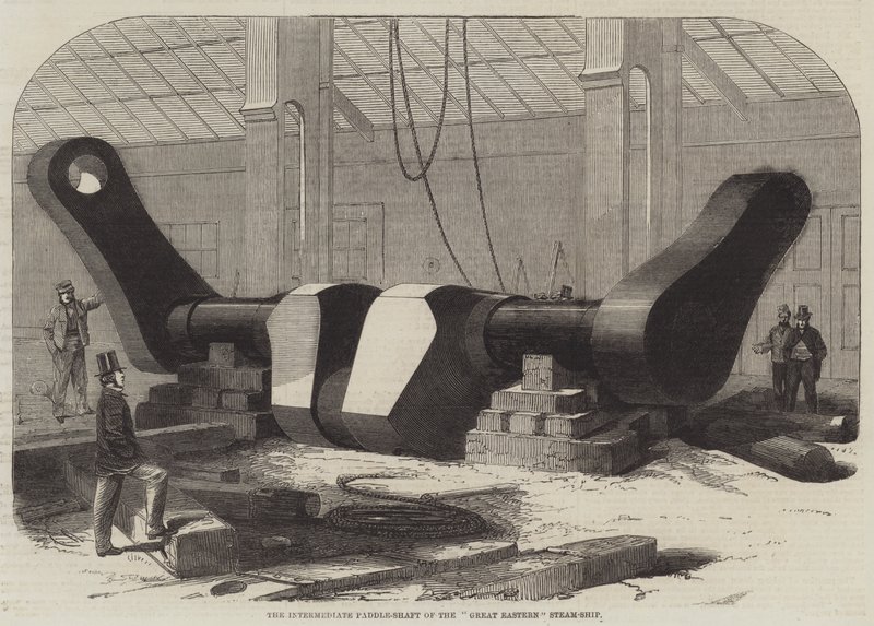 De tussenas van de Great Eastern stoomschip door Edwin Weedon