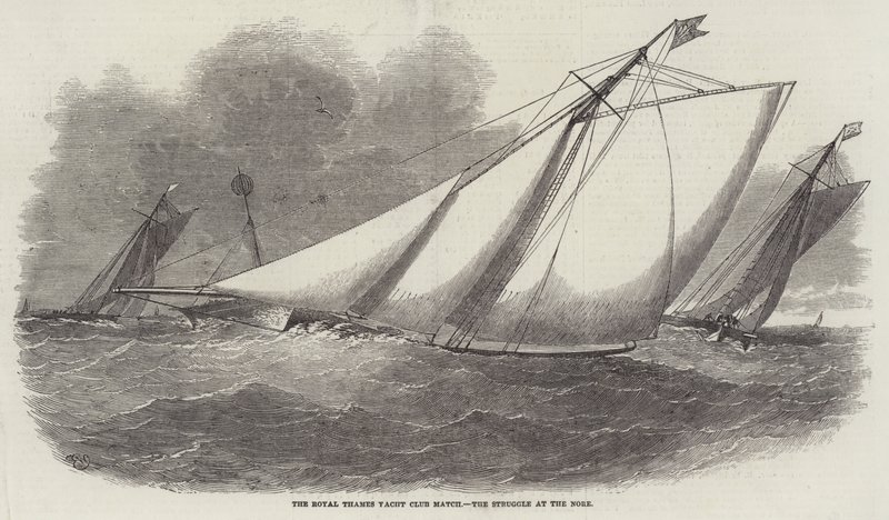 De Koninklijke Thames Yacht Club Wedstrijd, de Strijd bij de Nore door Edwin Weedon