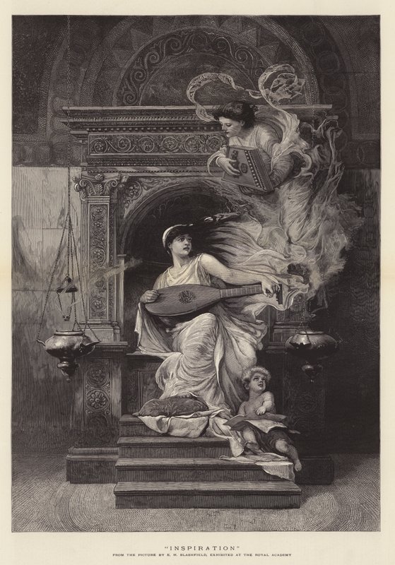 Inspiratie door Edwin Howland Blashfield