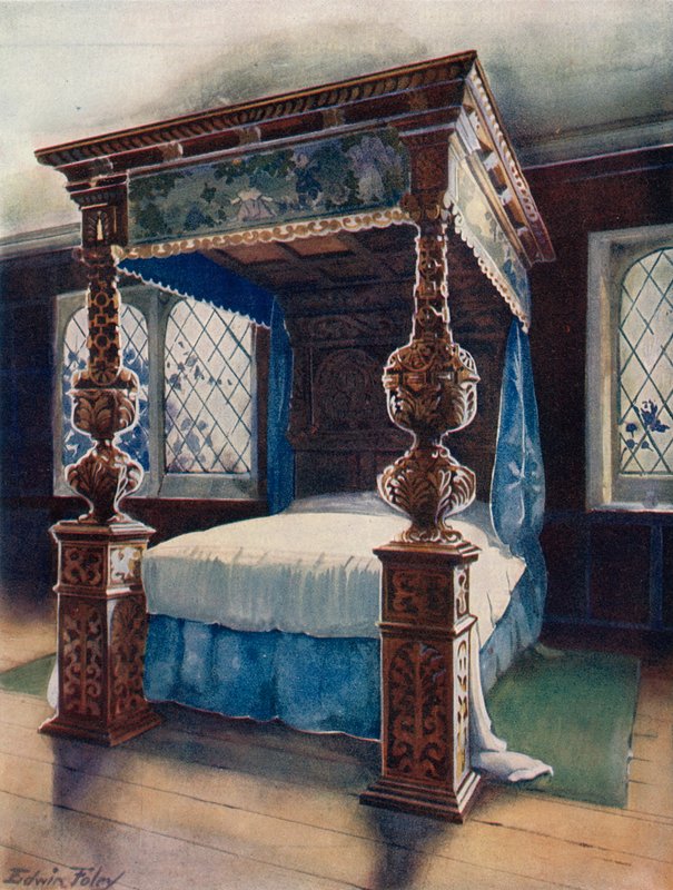 Het Littlecote-bed door Edwin John Foley