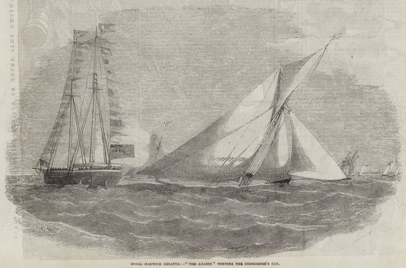 Royal Harwich Regatta, De Amazon wint de Commodore
