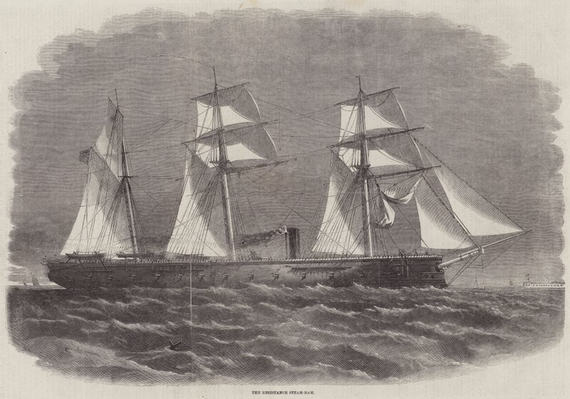 De Resistance stoomram door Edwin Weedon