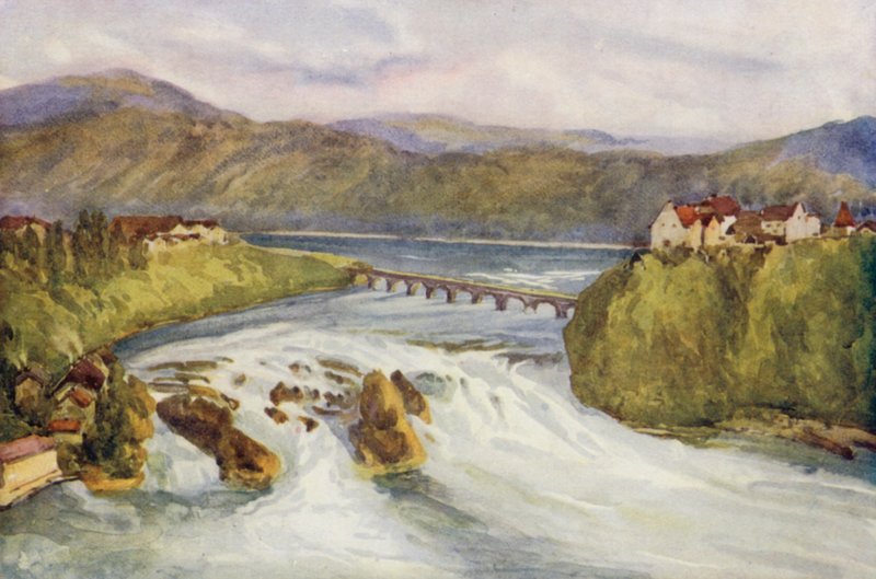 De Rijn: De watervallen van de Rijn, Schaffhausen door Effie Jardine