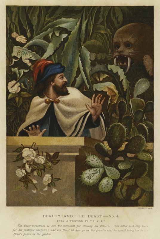 Scène uit Belle en het Beest door Eleanor Vere Boyle