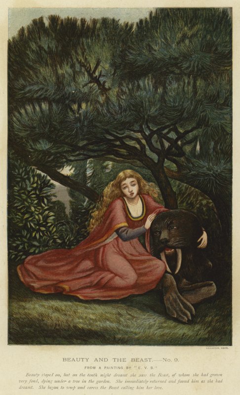 Scène uit Belle en het Beest door Eleanor Vere Boyle