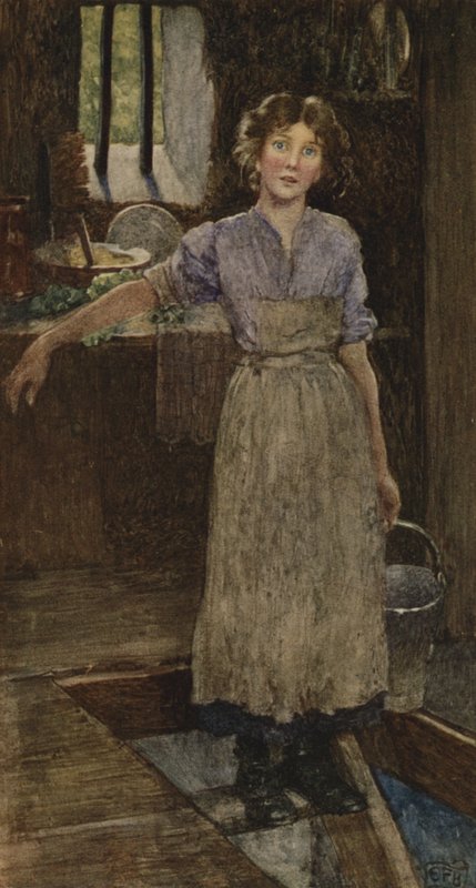 Maar God heeft een paar van ons aan wie hij in het oor fluistert door Eleanor Fortescue Brickdale