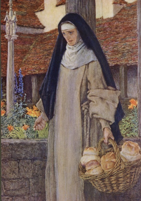 Illustratie voor Idylls Of The King door Alfred Lord Tennyson door Eleanor Fortescue-Brickdale