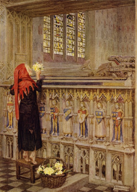 Alleen de daden van de rechtvaardigen ruiken zoet en bloeien in hun stof door Eleanor Fortescue Brickdale
