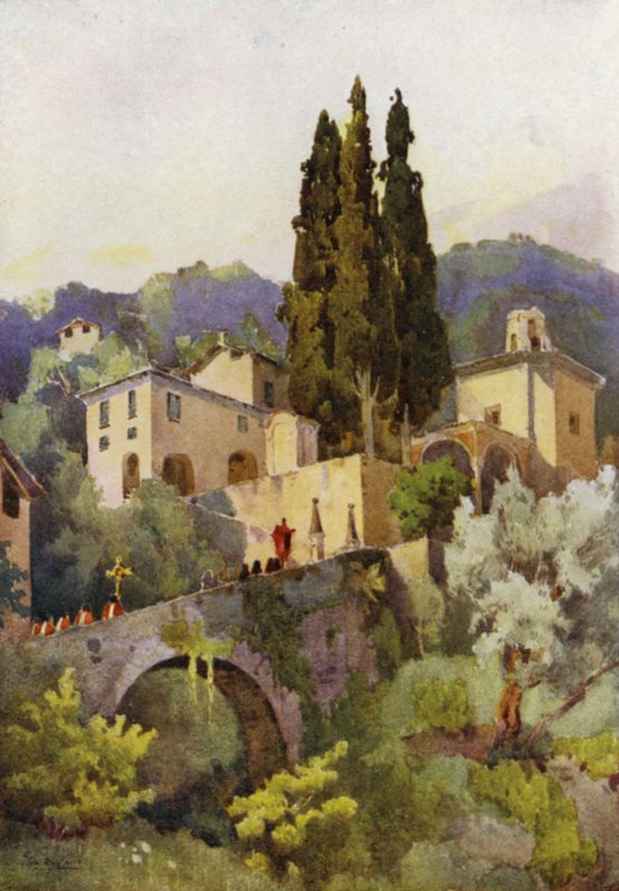La Madonna della Pace, Lago di Como door Ella Du Cane