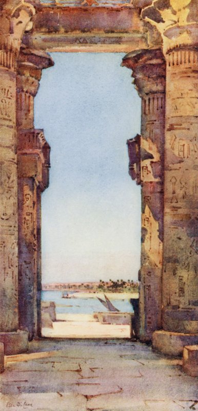 De Grote Tempel, Kom Ombo door Ella Du Cane
