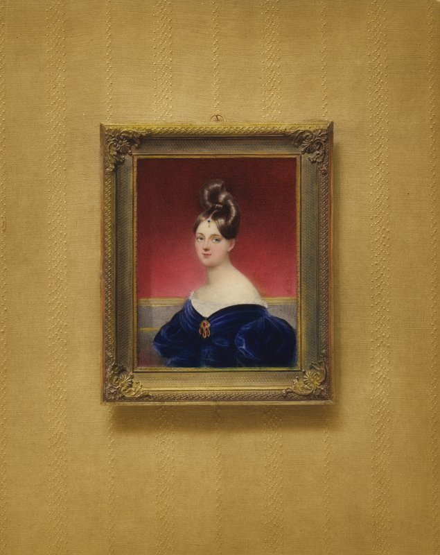 Portret van Prinses Louise Amelie van Baden door Emanuel Thomas Peter