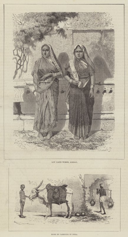Scènes in India door Emile Theodore Therond