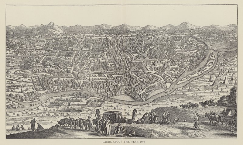 Caïro, rond het jaar 1670 door English School