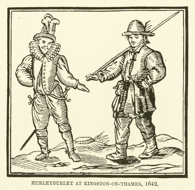 Hurleyburley in Kingston-on-Thames, 1642 door English School