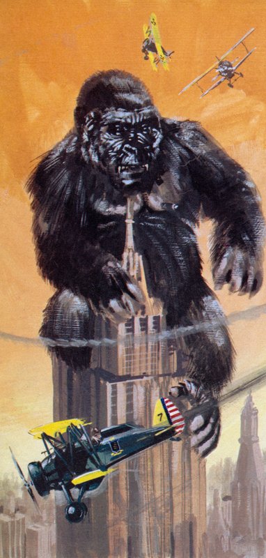 King Kong, waarin de rol van de gigantische aap die New York terroriseerde werd gespeeld door een kleine pop door English School