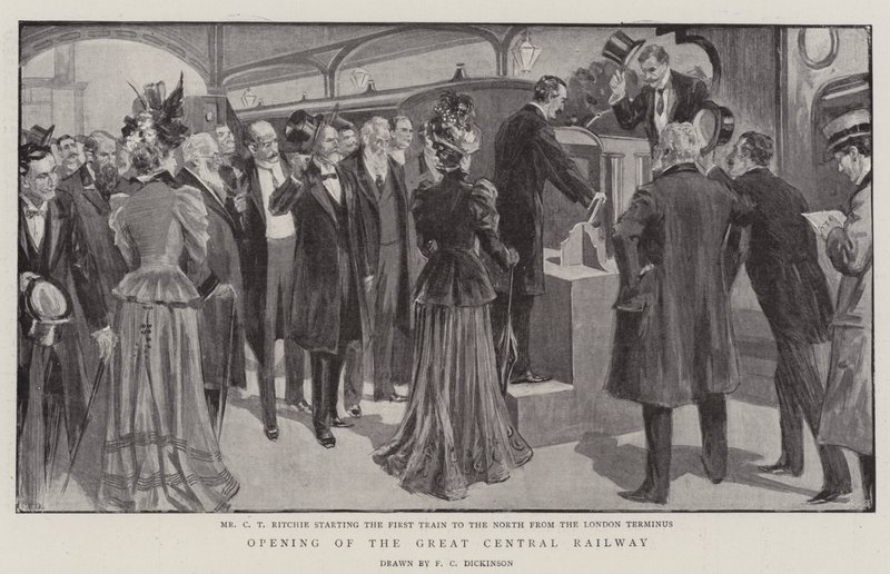 Opening van de Great Central Railway door English School