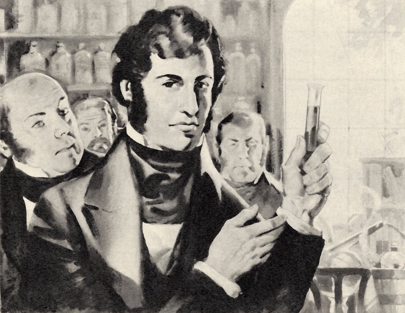 Professor Wöhler uit Duitsland, die ureum produceerde in 1828 door English School