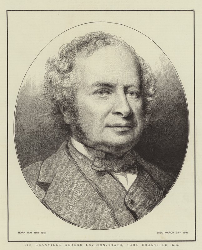 Sir Granville George Leveson-Gower, Graaf Granville, KG door English School