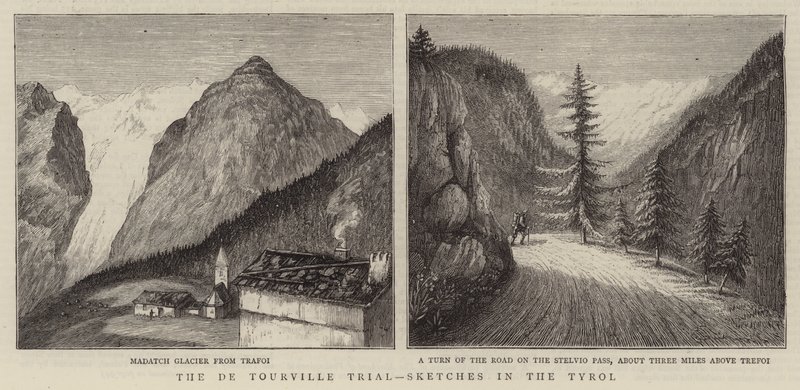 Het De Tourville Proces, Schetsen in de Tirol door English School