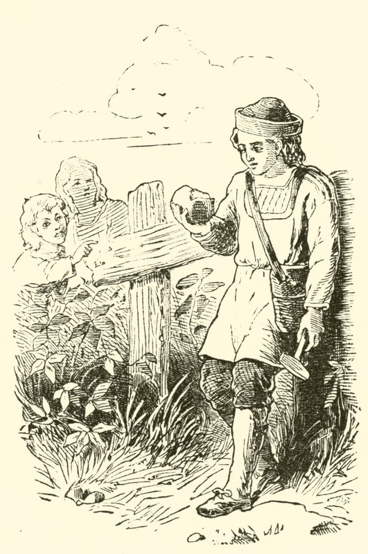 De jongen, William Smith, die de vader van de Engelse geologie werd door English School