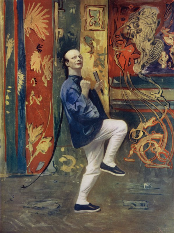 Mr Huntley Wright in San Toy door English Photographer