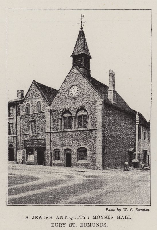 Een joodse oudheid, Moyses Hall, Bury St Edmunds door English Photographer