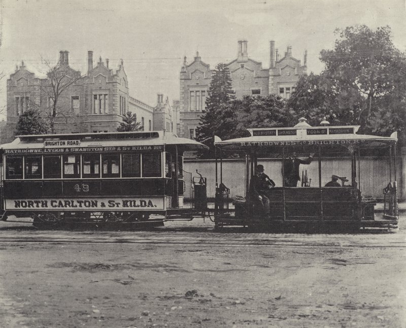 Een tram in Melbourne door English Photographer