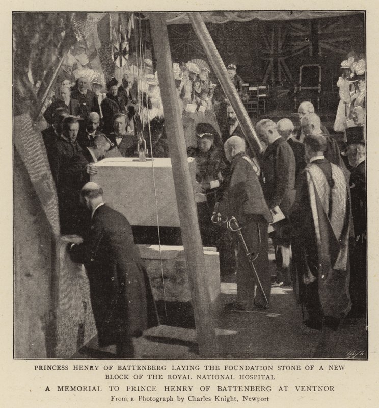 Een gedenkteken voor prins Hendrik van Battenberg in Ventnor door English Photographer