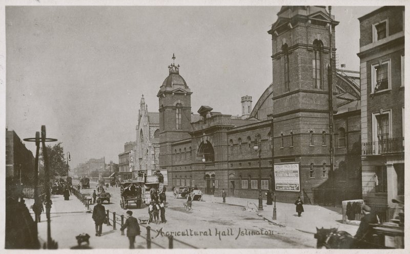 Agricultural Hall Islington door English Photographer