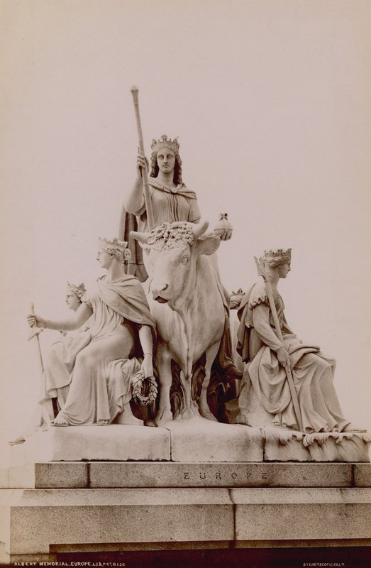 Albert Memorial, South Kensington, Londen door English Photographer