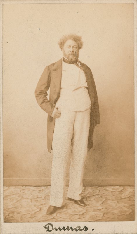 Alexandre Dumas, schrijver door English Photographer