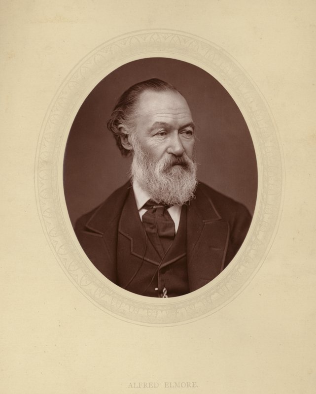 Alfred Elmore, Ierse schilder van historische onderwerpen door English Photographer