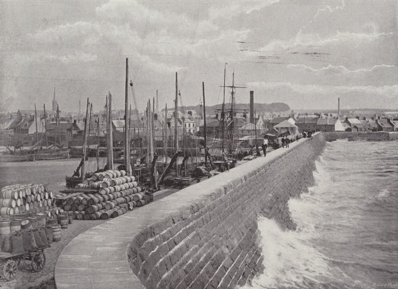 Arbroath, De Beschermingsmuur door English Photographer