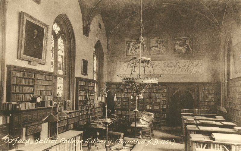 Balliol College Bibliotheek, Oxford door English Photographer