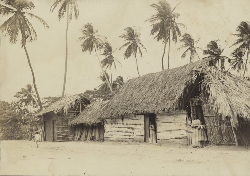 Bridgetown, Barbados, hutten door English Photographer