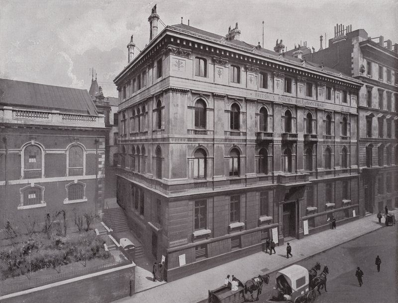 Huis van de Britse en Buitenlandse Bijbelgenootschap, Queen Victoria Street door English Photographer