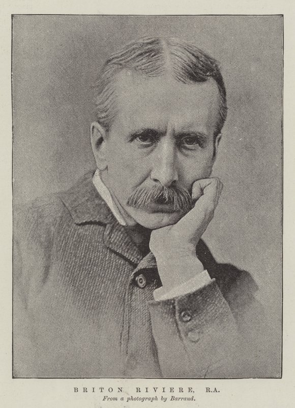 Briton Riviere, RA door English Photographer