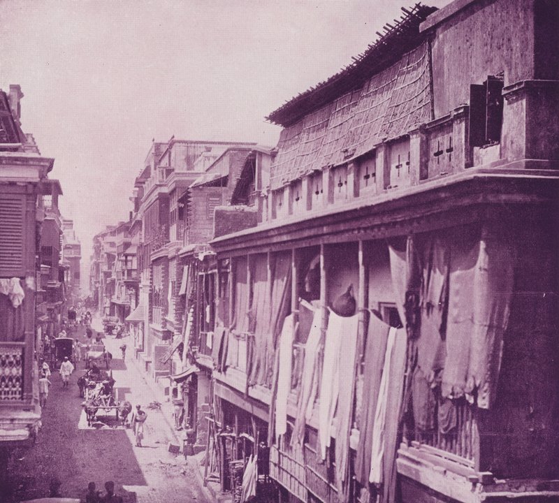 Burra Bazaar, Calcutta door English Photographer
