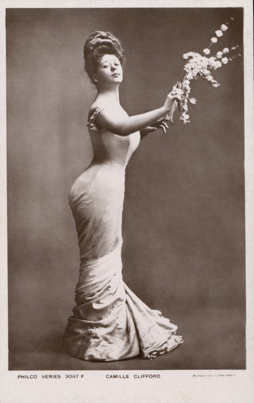 Camille Clifford, de originele Gibson Girl door English Photographer