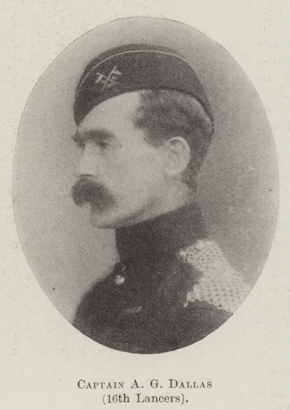 Kapitein A G Dallas, 16e Lancers door English Photographer