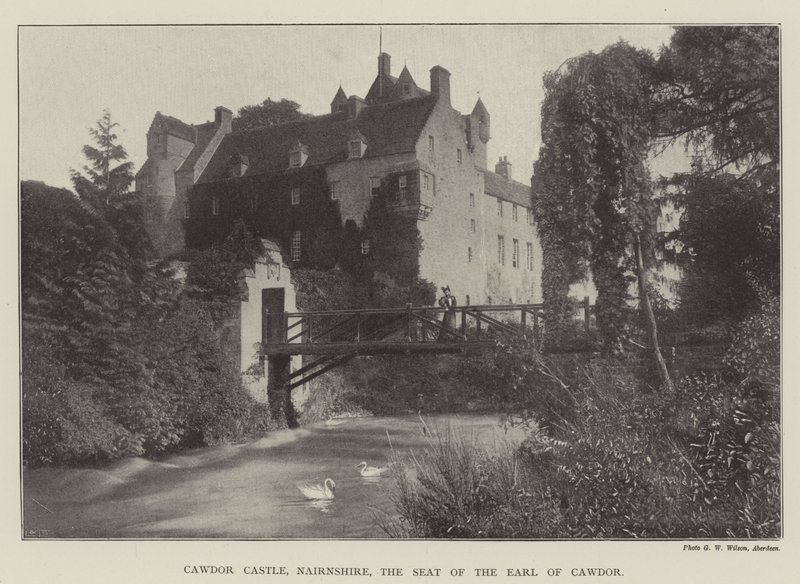 Cawdor Kasteel, Nairnshire, de Residentie van de Graaf van Cawdor door English Photographer