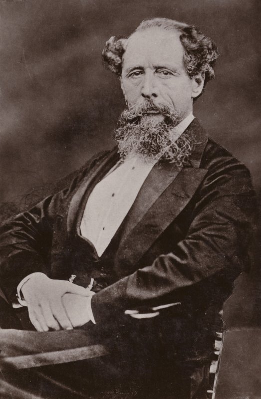 Charles Dickens (1812-1870), Engelse romanschrijver door English Photographer