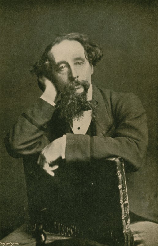 Charles Dickens door English Photographer